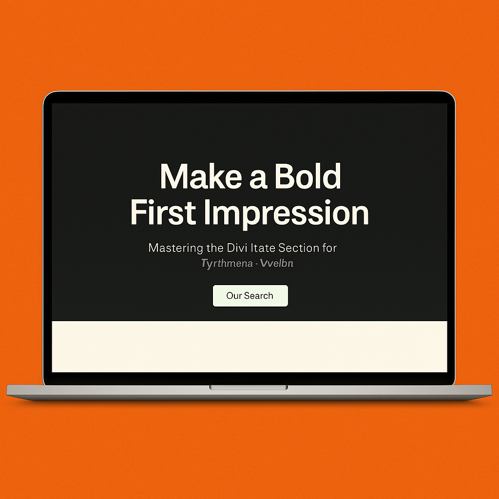 Make a Bold First Impression: Mastering the Divi Hero Section for Maximum Impact