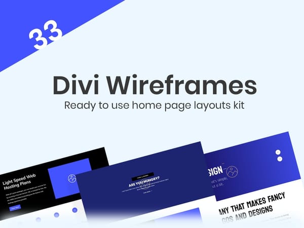 The Ultimate Guide to Divi Wireframes and UI Kits